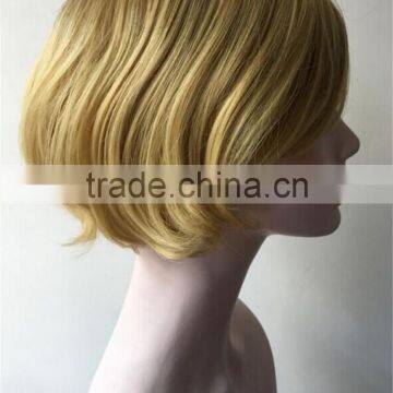 New Fashion Blonde Synthetic Hair Wig For Christmas Party Or Halloween Short Bob Wig For Woman photo-4