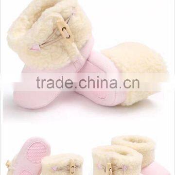 Wholesale Price New Born Super Soft Sheepskin Children's and Baby Booties photo-5