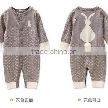 Latets Toddler Infant Baby One Piece Winter Knitted Playsuit Romper photo-3
