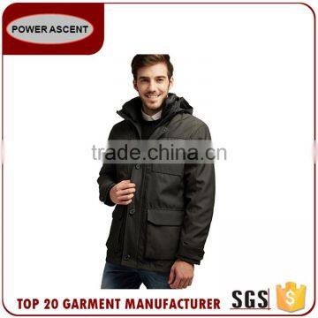 Promotional Price Multi-Pocket Hoody Man Padding Jacket photo-4