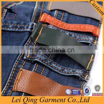 Fashion Newest Hot Sale Blue Denim Slim Fit Ladies Jeans Top Design photo-6