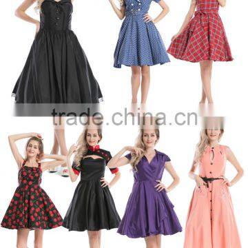 Pinup Swing Evening Party Wedding Prom Rockabilly 50s Vintage Dress photo-2