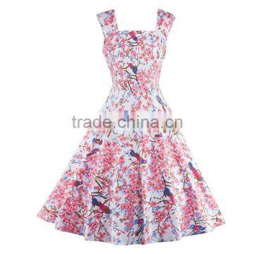 Walson Z&M Women Floral FallDress Vintage Rockabilly Tunic Dresses photo-3