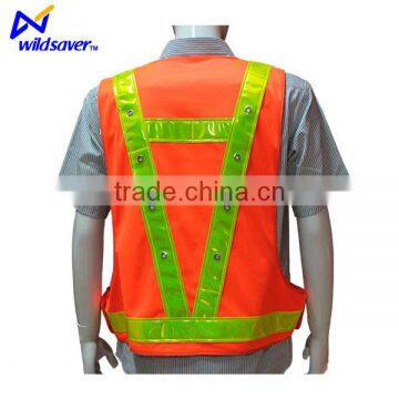 Flashing Material Led Kids Reflective Safety Vest hi Vis Quality photo-4