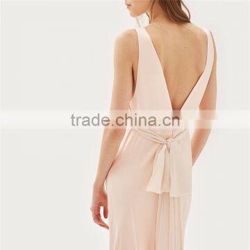 2017 Summer Hot Sale Embroidered Applique Long Prom Dress for Ladies photo-5