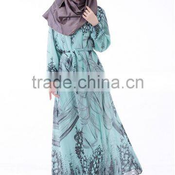 2017 High Quality Newest Design Fashion Women Dubai Abaya Muslim Dress Manufacture Stock and OEM photo-4