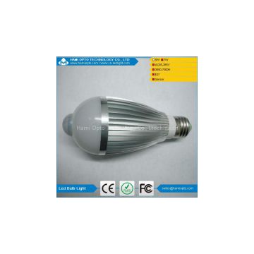 Energy Saving LED Bulb Light with Motion Sensor E27 7w