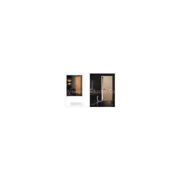 Modern Vertical Side Hinged Door, Wood Hinged Patio Door With Metal Interlayer Glass
