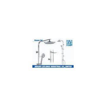 Corner Shower Column Thermostatic Shower Set With 3 Function Overhead Shower