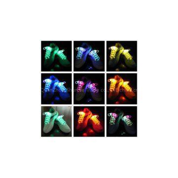 The Third Generation LED Shoelace Colorful LED Party Shoelaces Direct Deal Fluorescent LED Optical Fiber Shoelaces Wholesales