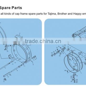 Cap frame Cap Embroidery machine spare parts Tajima Cap frame