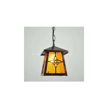 Flush Mount 1 Light Classical Droplight Restoring Ancient Ways Antique Brass Spray Lacquer Glass Metal