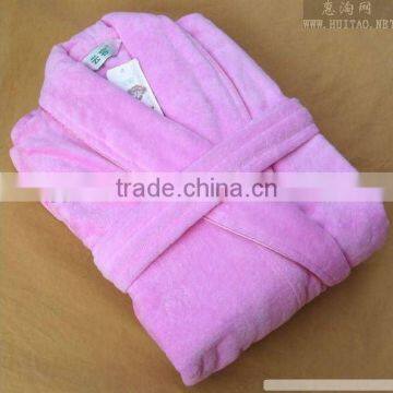 100% cotton velour bathrobe