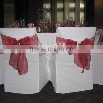 heavy weight polyester banquet chair cover white wedding chair covers