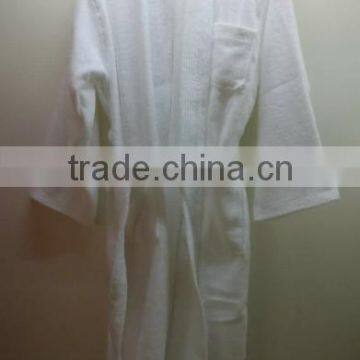 soft terry bathrobe