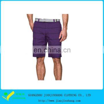 Regular Fitted Customized Design Mens Patterned Cool Max Golf Shorts