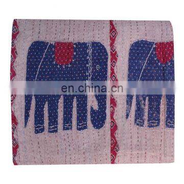 Wholesale Queen Size Kantha Stitched Bedspread