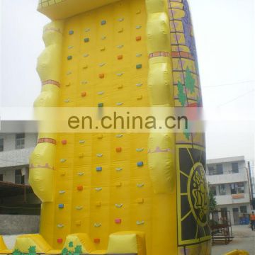 Popular Inflatable climb wall/rock climb wall/water climb wall