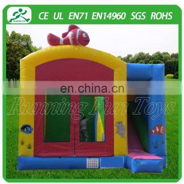 Customized inflatable bouncy castle with digital artwork