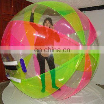 H summer water game PVC/TPU 2m Dia inflatable water walking ball with good price for sale