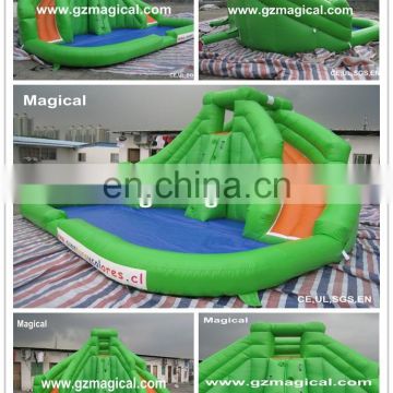 Inflatabl slide with pool inflatable water slide inflatable pool slide