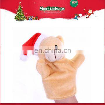 Merry Christmas Plush Finger Puppet Santa stuffed finger toys for holiday