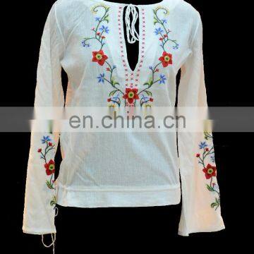 100% COTTON BLOUSES FOR LADIES 2017 photo-4