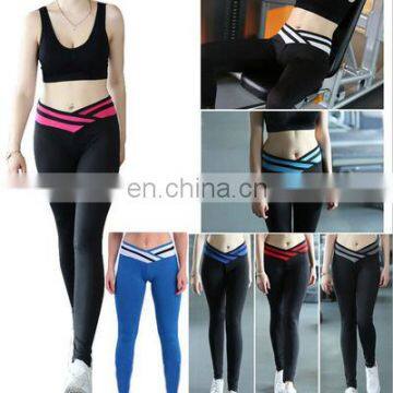 Fashion Sexy stripe high waist Leggings wholesale for Women