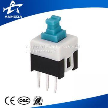 KFC 7*7 6 Pins Self-locking&non-lock Small Plastic Electronic Switch Tact Switch Push Button Switch