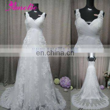 AC1033 Real Picture A line Lace Overlay Wedding Dresses China