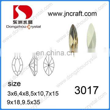Colorful Horse Eye Crystal Stone Point Back for Fancy Jewelry Making photo-3