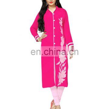 Casual Party Wear Stitched Kurtis Design 2017