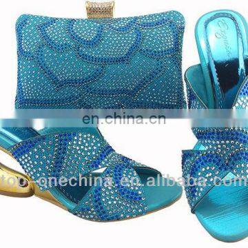 New fashion style afrian shoes and bag to match in 2013