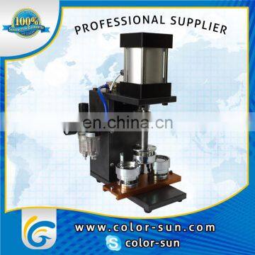 Pneumatic Automatic Button Badge Making Machine With Cheap Price on Hot Sales in photo-3