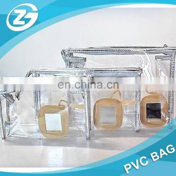 Cheap Zipper Top Waterproof Clear PVC Toiletry Bag photo-4