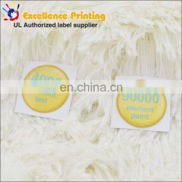 Round clear epoxy resin dome stickers