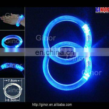 Acrylic plastic led wristband