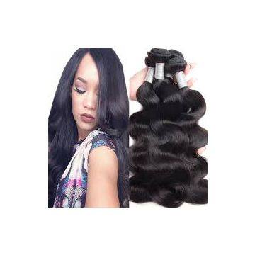 Brazilian Natural Black Virgin Human Aligned Weave Hair Weave 10inch Pre-bonded 