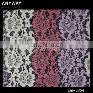 New fashion allover lace fabric wholesale swiss voile lace fancy lace textile fabric
