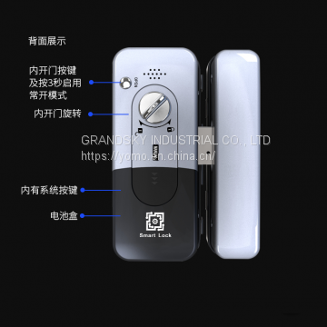 High Security And Quality Password Fingerprint Mechanical Key Door Intelligent Lock W5A photo-2