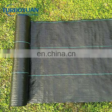 garden line black ground weed mat, plastic pp weed control fabric, virgin / recycled grass ground cover