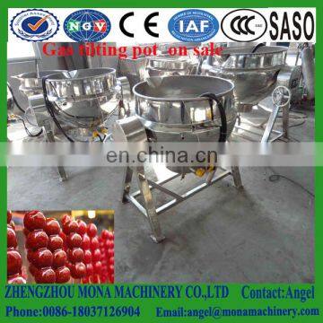 Industrial cooking food fixed / tilting / stirring sandwich pot