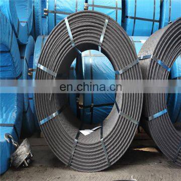 Wholesale ASTM A416 15.2mm Low Relaxation pc Steel Strand for Bridge Construction photo-5