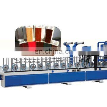 Full-Function PUR Hot Melt Glue MDF wrap PVC film Profile wrapping Machine