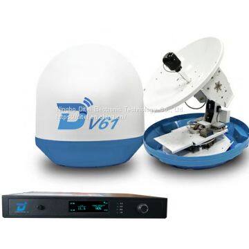 Ditel V61H 63cm Gps ku Band Internet Portable High Gain Wifi Marine Space Satellite Dish Antenna Auto Receiver photo-2