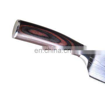 Laser Damascus Pattern Stainless Steel Kitchen Chef Knife photo-6