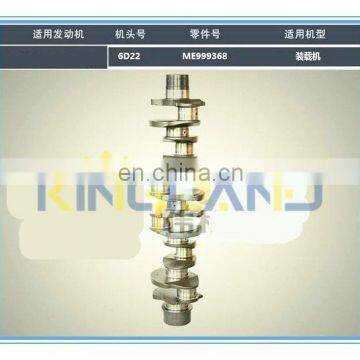 Original/aftermarket diesel engine 6D22 Forged Steel Crankshaft ME999368 ME999368