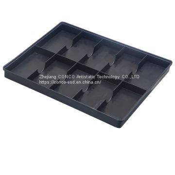 Electronic factory Industrial  Anti-static Plastic PCB Storage esd tray