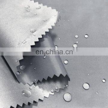 chinese supplier 100% polyester 210t taffeta silver coated blackout fabric