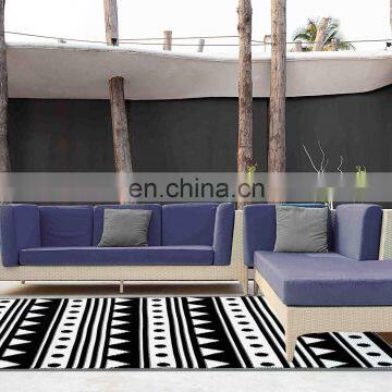 120x180 Eco-friendly Outdoor Rug Woven From Straws Make of Premium Recycled Plastic Cheap pp Beach Mat photo-4